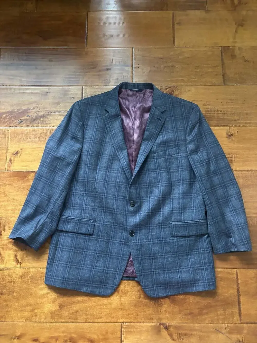 Ralph Ralph Lauren Windowpane Plaid Sport Coat Made Expressly for Dillard's